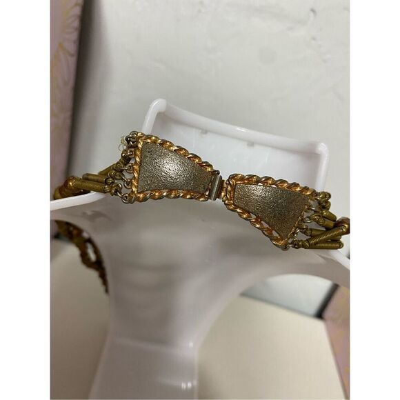 VINTAGE SILPADA style 925 SILVER NECKLACE COPPER SEED MULTI-STRAND CLASSIC - Picture 7 of 12